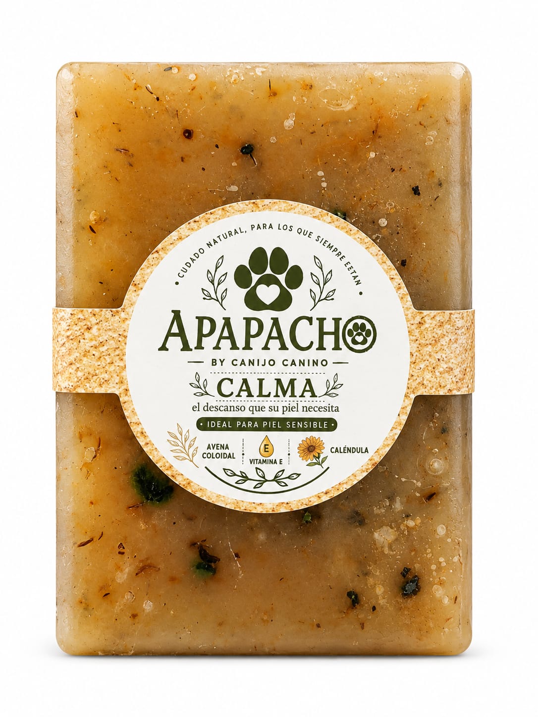 Apapacho Calma — Barra de Baño para Piel Sensible