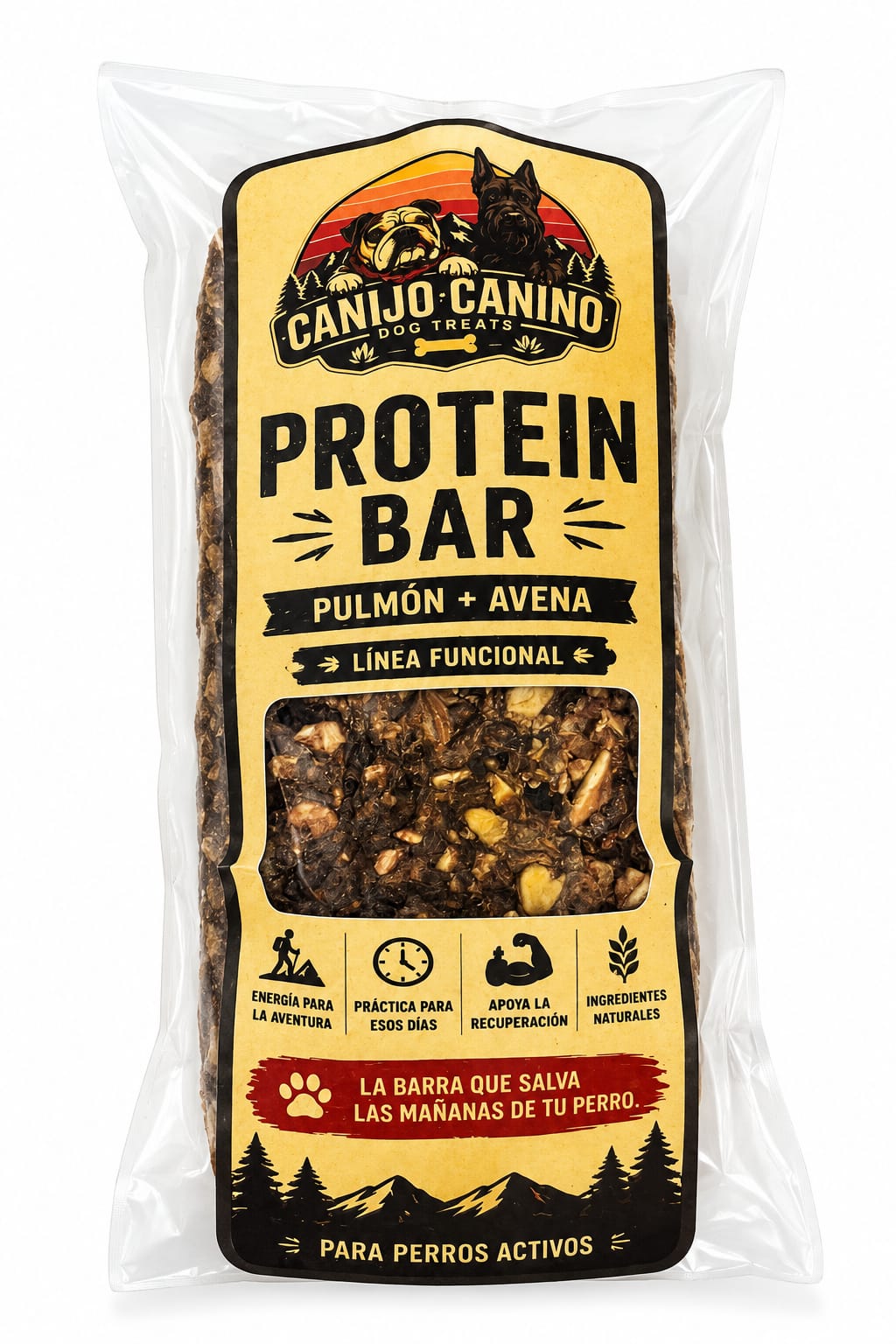 Canijo Canino Protein Bar de Pulmón + Avena