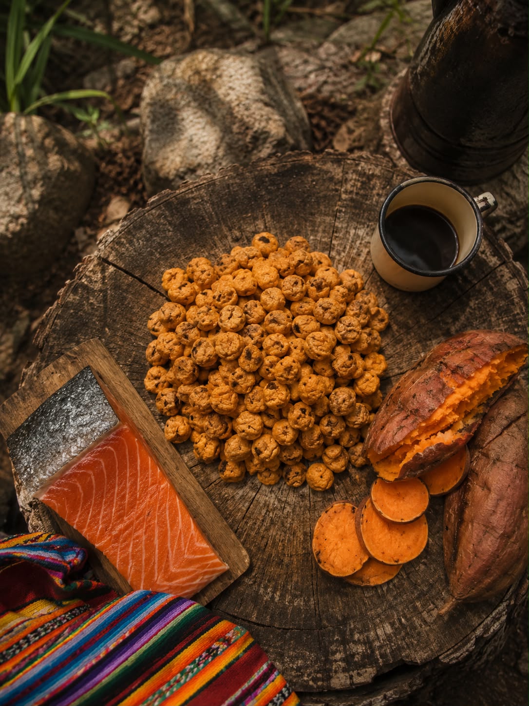 Galletas de Salmon Y Camote Dulce