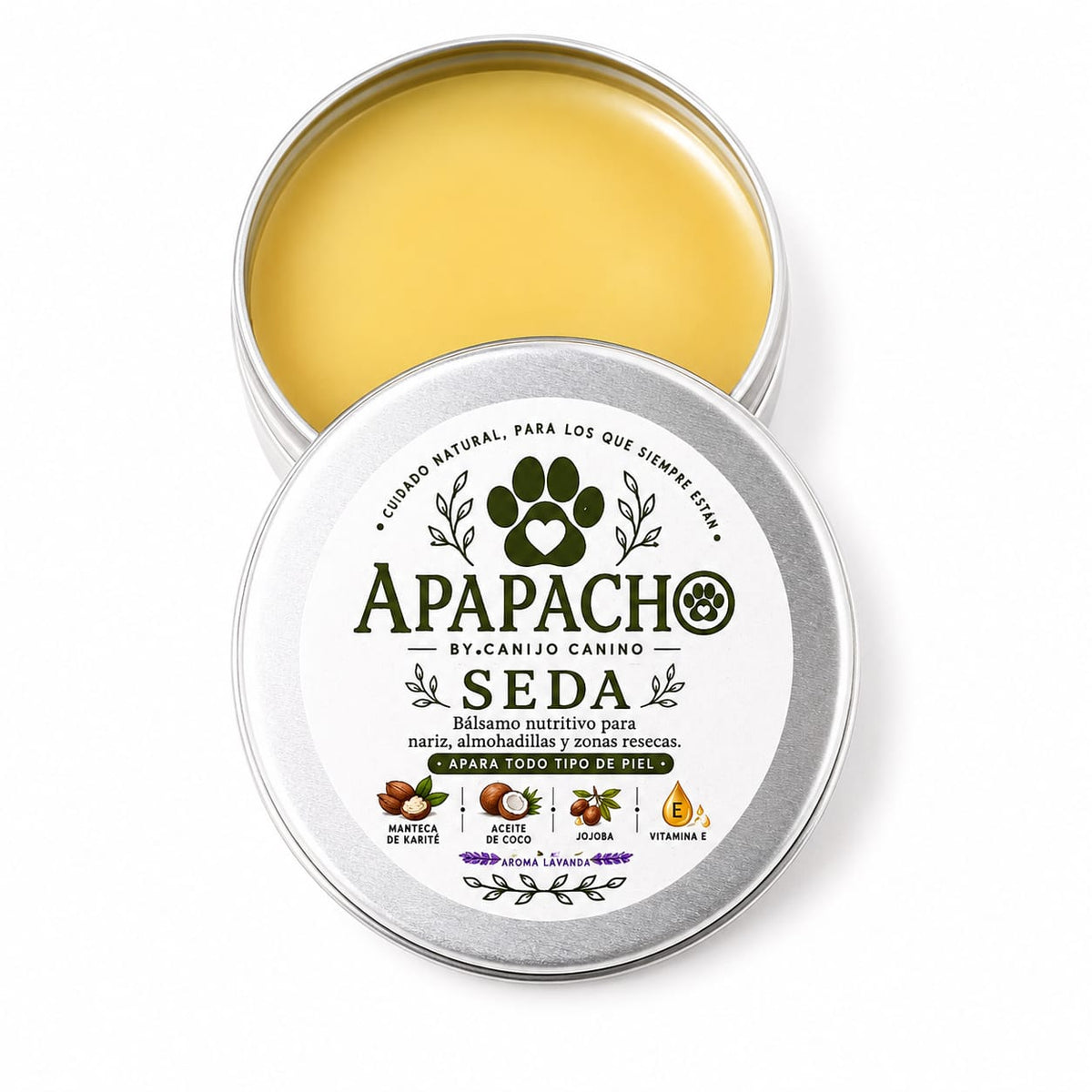 Apapacho Seda — Bálsamo Nutritivo para Nariz y Almohadillas